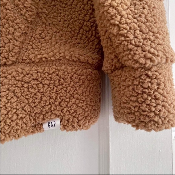 GAP Sherpa Caramel Hoodie - Picture 3 of 5